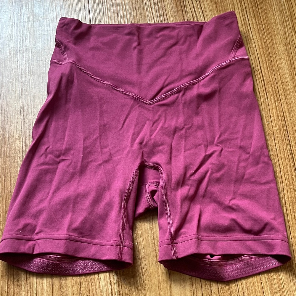 Pink lululemon shorts